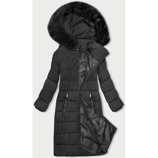Zimowa kurtka damska z kapturem J Style grafitowa (16M9126-105) ze sklepu goodlookin.pl w kategorii Kurtki damskie - zdjęcie 187698694
