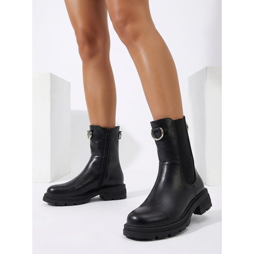 Royalfashion Botki damskie Rotika ze sklepu royalfashion.pl w kategorii Botki - zdjęcie 187699010