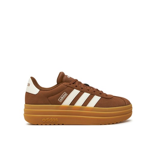 Sneakersy adidas Vl Court Bold JH5340 Brązowy ze sklepu eobuwie.pl w kategorii Buty sportowe damskie - zdjęcie 187699581