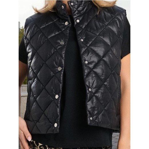 Sinsay - Pikowana kamizelka - czarny ze sklepu Sinsay w kategorii Kamizelki damskie - zdjęcie 187700240