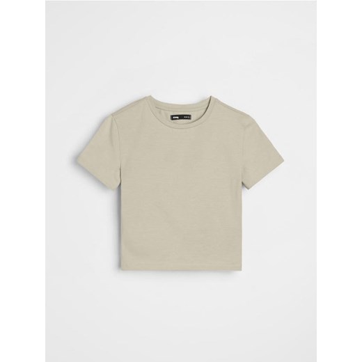 Sinsay - Crop top - zielony ze sklepu Sinsay w kategorii Bluzki damskie - zdjęcie 187700262