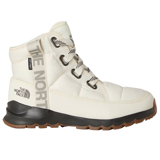 Buty damskie The North Face Thermoball Luxe 0A817WQ4C1 - beżowe ze sklepu streetstyle24.pl w kategorii Botki - zdjęcie 187700643