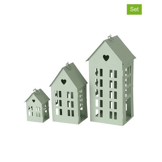 Boltze Lampiony (3 szt.) &quot;Alamo&quot; w kolorze miętowym ze sklepu Limango Polska w kategorii Świeczniki - zdjęcie 187700680