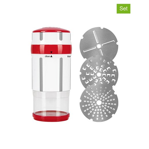 Genius 6-częściowy zestaw &quot;Nicer Dicer Maestro&quot; w kolorze czerwono-białym ze sklepu Limango Polska w kategorii Akcesoria kuchenne - zdjęcie 187700863