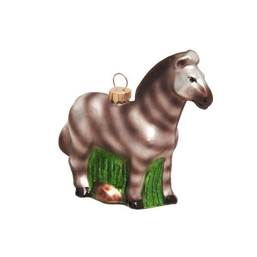 Krebs Glas Lauscha Ozdoba choinkowa w kolorze jasnobrązowo-szarym - wys. 9 cm ze sklepu Limango Polska w kategorii Dekoracje bożonarodzeniowe - zdjęcie 187700923