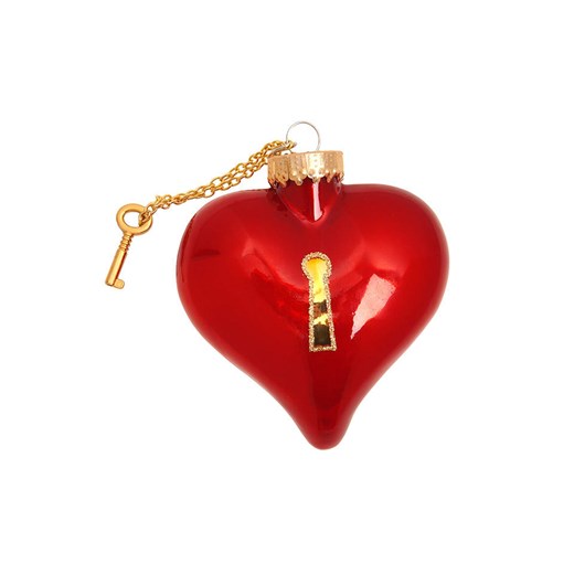 Krebs Glas Lauscha Ozdoba choinkowa w kolorze czerwonym - wys. 8 cm ze sklepu Limango Polska w kategorii Dekoracje bożonarodzeniowe - zdjęcie 187700931