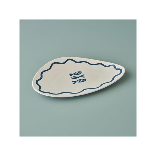 BELLA MAISON Półmisek &quot;Marine&quot; w kolorze biało-niebieskim ze sklepu Limango Polska w kategorii Misy i tace dekoracyjne - zdjęcie 187701030