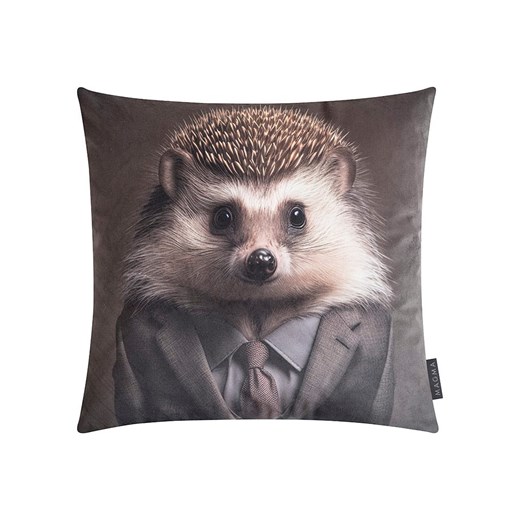Magma Heimtex Poszewka &quot;Arty Animals&quot; w kolorze szarym na poduszkę - 45 x 45 cm ze sklepu Limango Polska w kategorii Poduszki dekoracyjne - zdjęcie 187701401