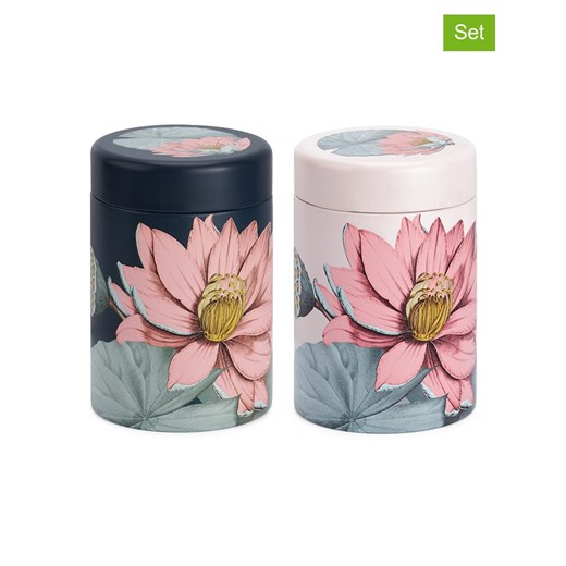 Eigenart Puszki (2 szt.) &quot;Padma&quot; w kolorze jasnoróżowym ze wzorem na herbatę - 125 g ze sklepu Limango Polska w kategorii Dzbanki i zaparzacze - zdjęcie 187701672