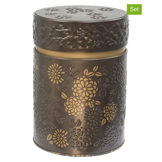 Eigenart Puszki (2 szt.) &quot;Yumiko&quot; w kolorze złoto-brązowym na herbatę - 500 g ze sklepu Limango Polska w kategorii Dzbanki i zaparzacze - zdjęcie 187701744