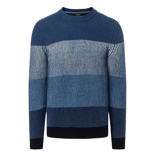 Maerz Muenchen Wełniany sweter w kolorze niebiesko-granatowym ze sklepu Limango Polska w kategorii Swetry męskie - zdjęcie 187701803