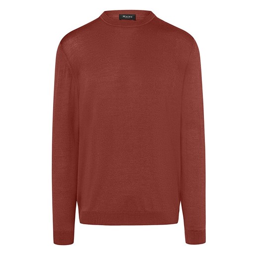 Maerz Muenchen Wełniany sweter w kolorze czerwonobrązowym ze sklepu Limango Polska w kategorii Swetry męskie - zdjęcie 187701872
