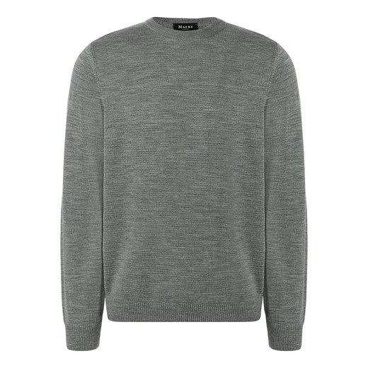 Maerz Muenchen Wełniany sweter w kolorze szarym ze sklepu Limango Polska w kategorii Swetry męskie - zdjęcie 187701892