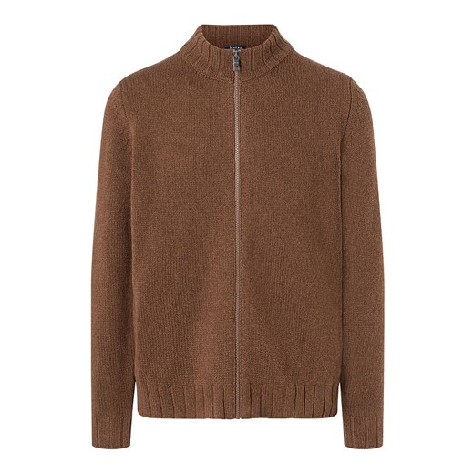 Maerz Muenchen Wełniany kardigan w kolorze karmelowym ze sklepu Limango Polska w kategorii Swetry męskie - zdjęcie 187701904