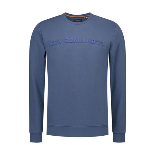 NEW ZEALAND AUCKLAND Bluza w kolorze niebieskim ze sklepu Limango Polska w kategorii Bluzy męskie - zdjęcie 187701963