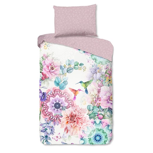 Hip Komplet pościeli satynowej &quot;Isaye&quot; w kolorze jasnoróżowym ze wzorem ze sklepu Limango Polska w kategorii Pościele - zdjęcie 187702084