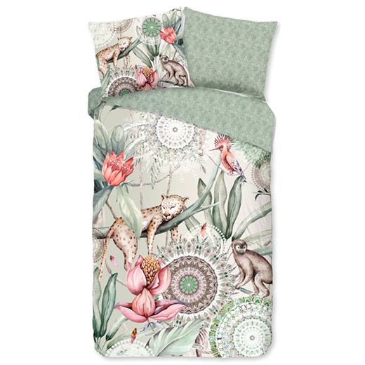 Hip Komplet pościeli satynowej &quot;Wayan&quot; w kolorze zielonym ze sklepu Limango Polska w kategorii Pościele - zdjęcie 187702091