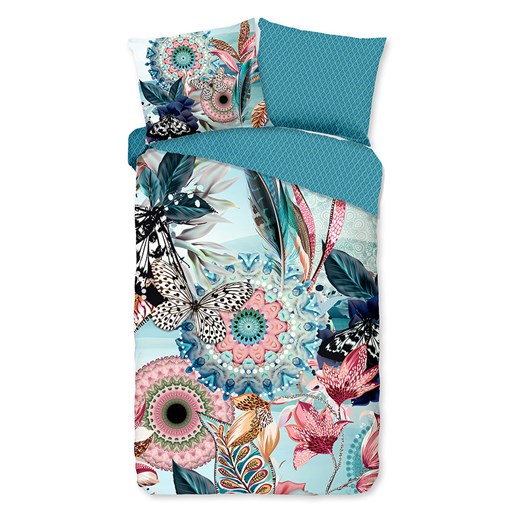 Hip Komplet pościeli satynowej &quot;Maximilian&quot; w kolorze jasnoróżowo-błękitnym ze sklepu Limango Polska w kategorii Pościele - zdjęcie 187702111