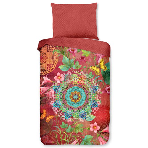 Hip Komplet pościeli satynowej &quot;Novali&quot; w kolorze czerwonym ze wzorem ze sklepu Limango Polska w kategorii Pościele - zdjęcie 187702203