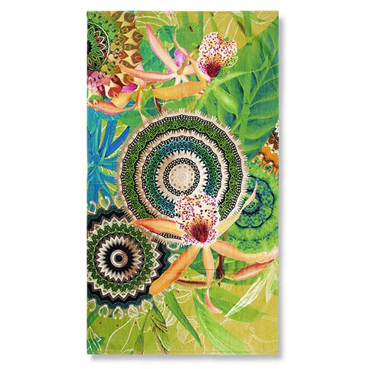 Hip Ręcznik plażowy &quot;Yissa&quot; w kolorze zielonym ze sklepu Limango Polska w kategorii Ręczniki - zdjęcie 187702341