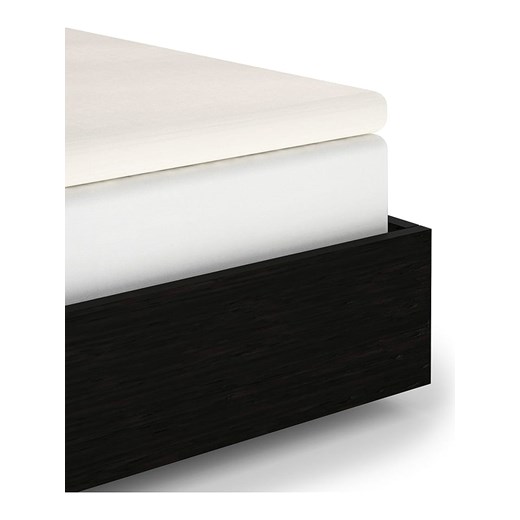 Heckett Lane Prześcieradło satynowe &quot;Elementi&quot; w kolorze kremowym na Heckett Lane 90x200 cm promocja Limango Polska