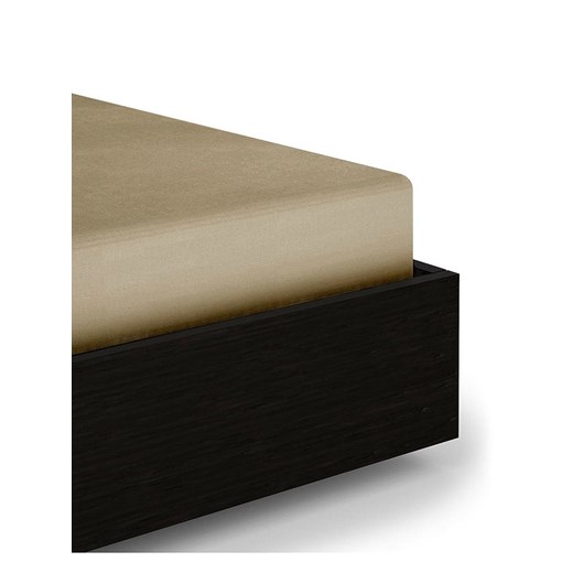 Heckett Lane Prześcieradło satynowe &quot;Elementi&quot; w kolorze beżowym na Heckett Lane 140x200 cm wyprzedaż Limango Polska