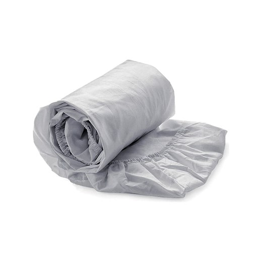 Heckett Lane Prześcieradło satynowe &quot;Elementi&quot; w kolorze szarym na Heckett Lane 90x200 cm wyprzedaż Limango Polska