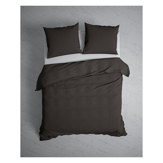 Heckett Lane Komplet pościeli satynowej &quot;Banda&quot; w kolorze antracytowym Heckett Lane 155x220 cm Limango Polska okazja