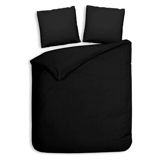 Heckett Lane Komplet pościeli satynowej &quot;Banda&quot; w kolorze czarnym Heckett Lane 240x220 cm wyprzedaż Limango Polska
