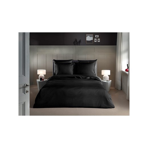 Heckett Lane Komplet pościeli satynowej &quot;Banda&quot; w kolorze czarnym Heckett Lane 200x220 cm okazja Limango Polska