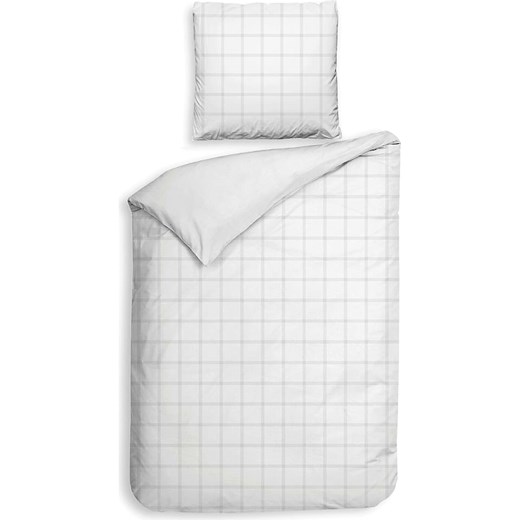 Heckett Lane Komplet pościeli satynowej &quot;Diamante&quot; w kolorze białym ze sklepu Limango Polska w kategorii Pościele - zdjęcie 187703114