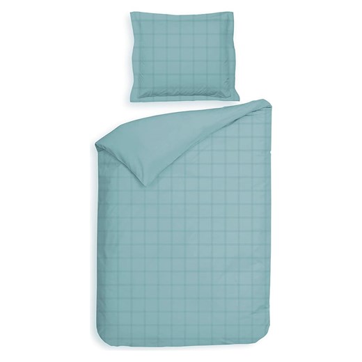 Heckett Lane Komplet pościeli satynowej &quot;Diamante&quot; w kolorze błękitnym Heckett Lane 200x200 cm wyprzedaż Limango Polska