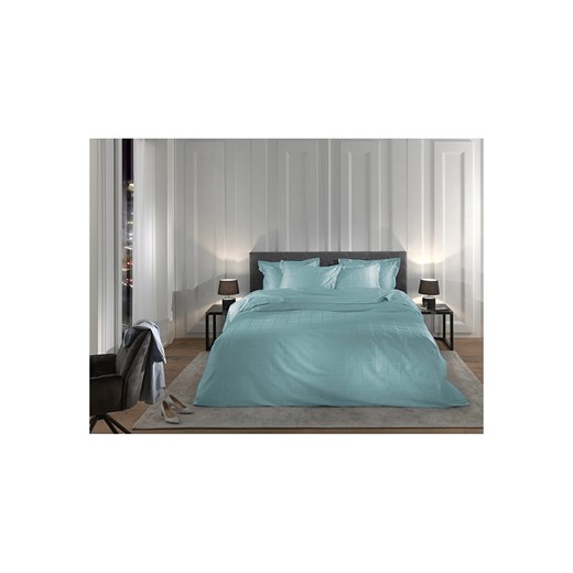 Heckett Lane Komplet pościeli satynowej &quot;Diamante&quot; w kolorze błękitnym Heckett Lane 155x220 cm Limango Polska wyprzedaż