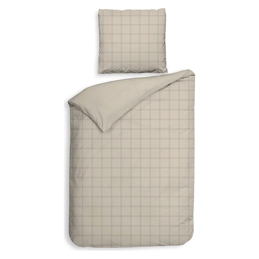 Heckett Lane Komplet pościeli satynowej &quot;Diamante&quot; w kolorze beżowym Heckett Lane 155x220 cm wyprzedaż Limango Polska