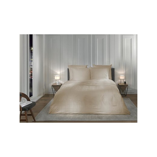 Heckett Lane Komplet pościeli satynowej &quot;Diamante&quot; w kolorze beżowym Heckett Lane 140x220 cm promocja Limango Polska