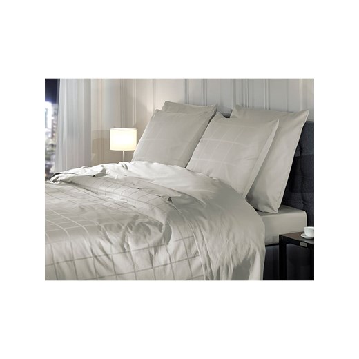 Heckett Lane Komplet pościeli satynowej &quot;Diamante&quot; w kolorze szarym Heckett Lane 135x200 cm Limango Polska okazyjna cena