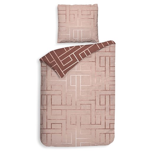 HNL Komplet pościeli twillowej &quot;Roja&quot; w kolorze brązowym Hnl 135x200 cm okazyjna cena Limango Polska