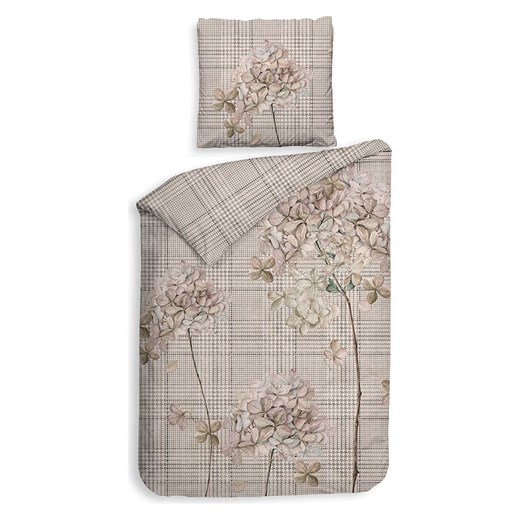 HNL Komplet pościeli twillowej &quot;Rory&quot; w kolorze beżowym Hnl 155x220 cm okazyjna cena Limango Polska