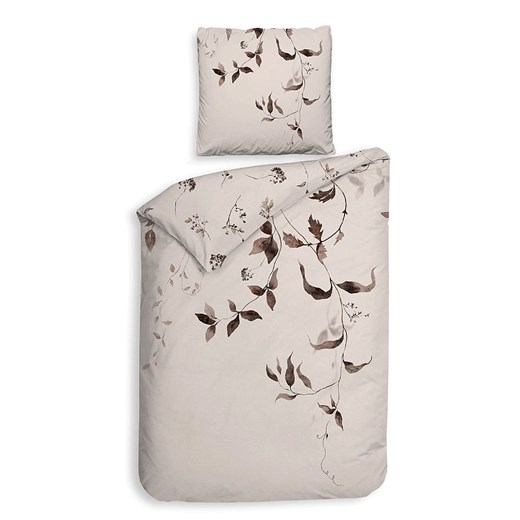 Heckett Lane Komplet pościeli satynowej &quot;Bennet&quot; w kolorze beżowym ze sklepu Limango Polska w kategorii Pościele - zdjęcie 187703392