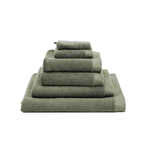 HNL Ręcznik prysznicowy &quot;Premium&quot; w kolorze khaki Hnl 70x140 cm promocja Limango Polska