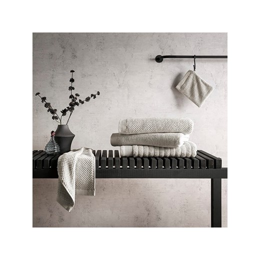 HNL Ręcznik prysznicowy &quot;Premium&quot; w kolorze szarym Hnl 70x140 cm promocja Limango Polska