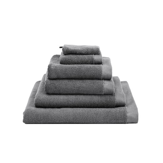 HNL Ręczniki kąpielowe (2 szt.) &quot;Premium&quot; w kolorze antracytowym Hnl 60x110 cm promocja Limango Polska