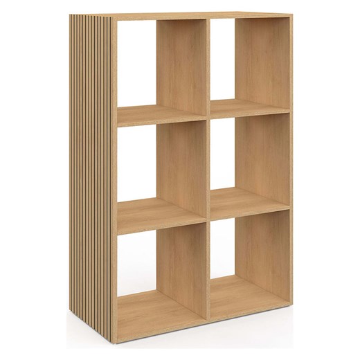 IDOMYA Essentials Regał stojący &quot;Faustine&quot; w kolorze jasnobrązowym - 88 x 60 x 30 cm ze sklepu Limango Polska w kategorii Regały i witryny - zdjęcie 187705350