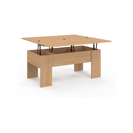 IDOMYA Factory Ława &quot;Albane&quot; w kolorze jasnobrązowym - 100 x 45 x 50 cm ze sklepu Limango Polska w kategorii Stoliki kawowe - zdjęcie 187705900