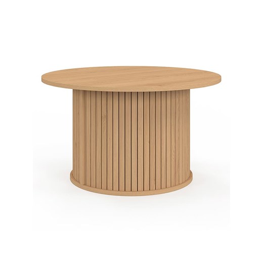 IDOMYA Factory Ława &quot;Albane&quot; w kolorze jasnobrązowym - wys. 40 x Ø 70 cm ze sklepu Limango Polska w kategorii Stoliki kawowe - zdjęcie 187706003