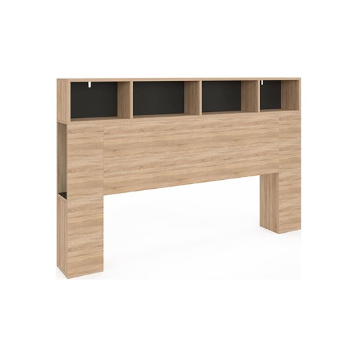 IDOMYA Essentials Zagłówek łóżka &quot;Léo&quot; w kolorze beżowym - 165 x 105 cm ze sklepu Limango Polska w kategorii Łóżka i materace - zdjęcie 187706364