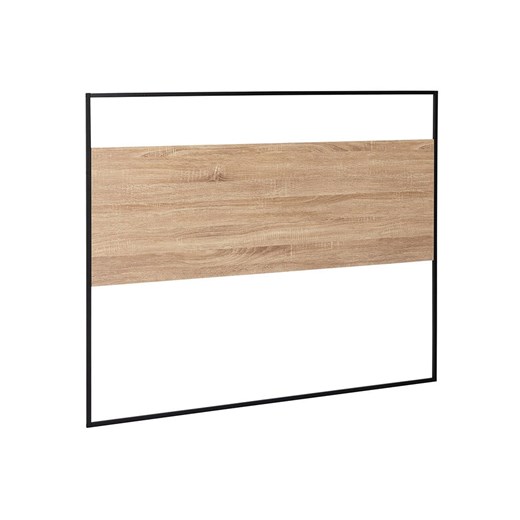 IDOMYA Essentials Zagłówek &quot;Memphis&quot; w kolorze czarno-jasnobrązowym - 145 x 120 cm ze sklepu Limango Polska w kategorii Łóżka i materace - zdjęcie 187706374