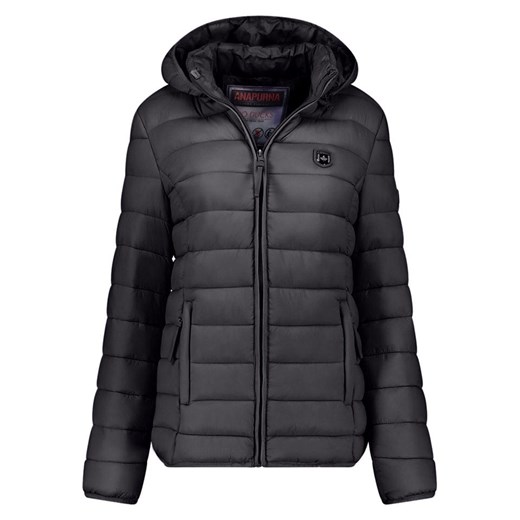 ANAPURNA Kurtka pikowana &quot;Akitalana Hood&quot; w kolorze czarnym ze sklepu Limango Polska w kategorii Kurtki damskie - zdjęcie 187707300