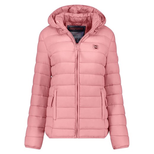 ANAPURNA Kurtka pikowana &quot;Akitalana Hood&quot; w kolorze jasnoróżowym ze sklepu Limango Polska w kategorii Kurtki damskie - zdjęcie 187707324