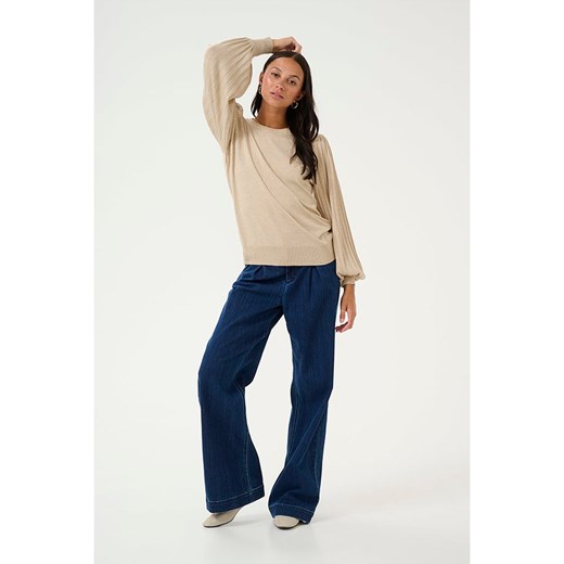 Kaffe Sweter w kolorze beżowym ze sklepu Limango Polska w kategorii Swetry damskie - zdjęcie 187707734